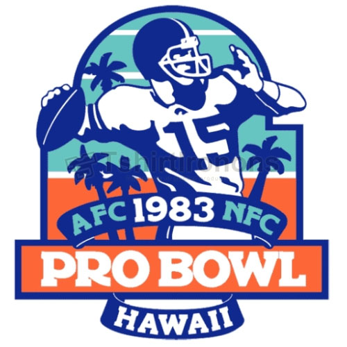 Pro Bowl T-shirts Iron On Transfers N717 - Click Image to Close